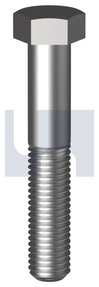 316 stainless steel hex head screw din933: m16 x 180mm - pack of 10