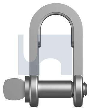 316 stainless steel d shackle lightweight:m5 x 28mm - pack of 1