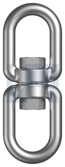 316 stainless steel swivel eye to eye: 12 x 128 - pack of 1