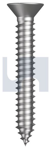 316 stainless steel countersunk phillips screw: #06 x 1/2 - pack of 200